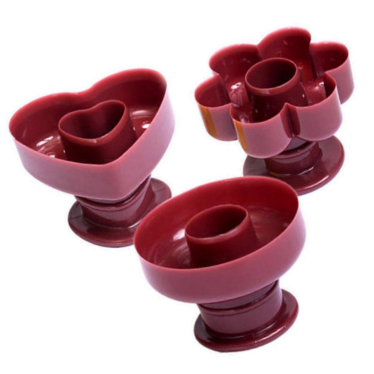 3pcs Non Stick Donut Mold Set Versatile Baking Tray for Cakes Biscuits Pastries Home Use