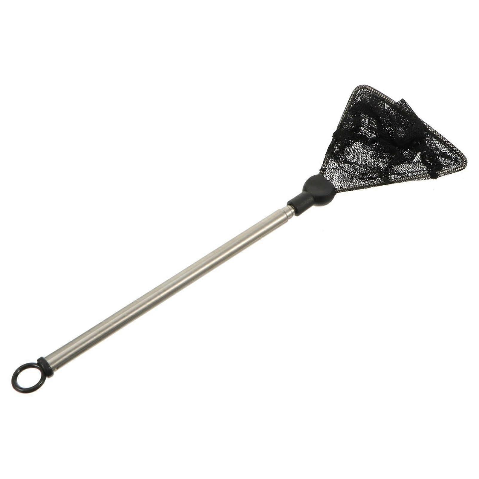 Fishing Net and Aquarium Net Set with Extendable Telescopic Handle, Foldable Fine Mesh Skimmer