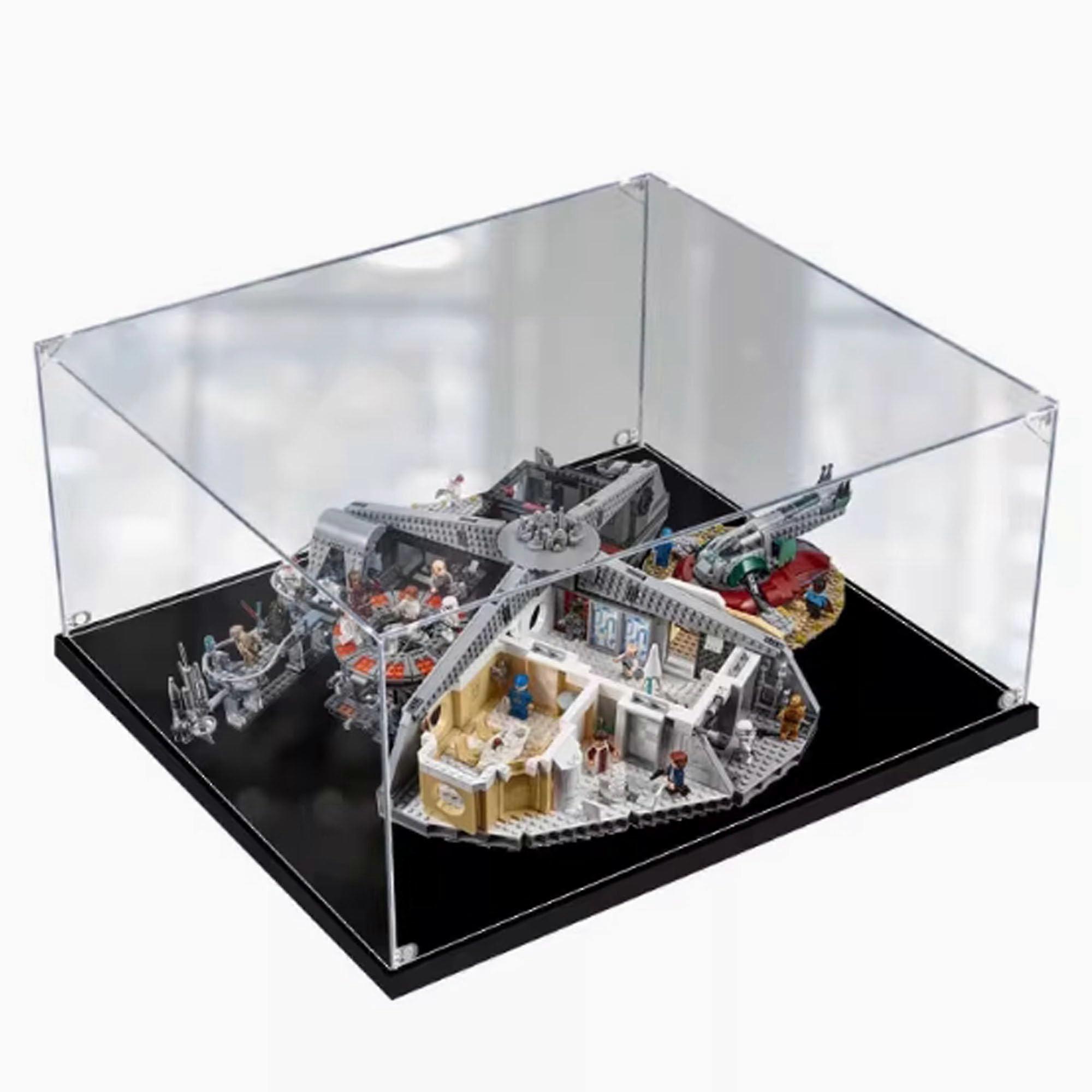Clear Acrylic Display Case Compatible with  75222, Dustproof Full Transparent Box with Stable Base