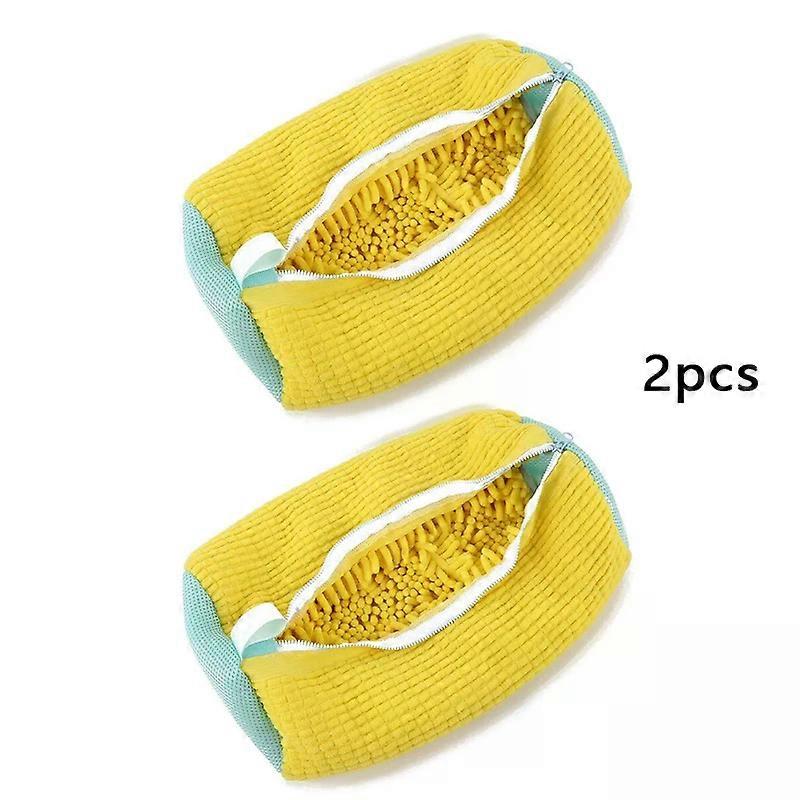 Machine Washable Shoe Washing & Drying Bag with Soft Fiber - Durable Polyester Laundry Protector for Shoes Adjustable Strap