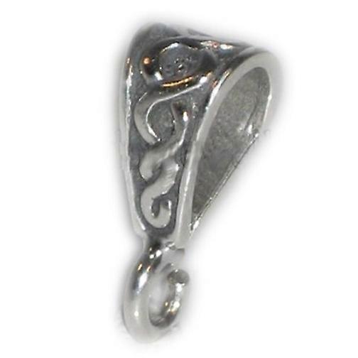 Bail sterling silver - Make a charm Into Pendant .925 x 1 Bails -E
