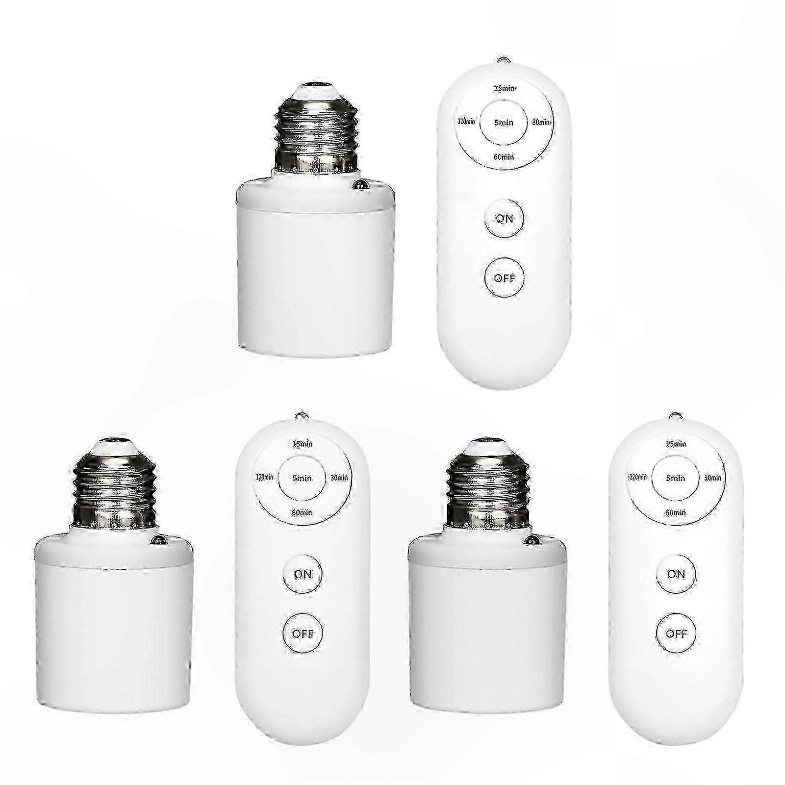 Wireless Remote Control Light Socket with Timer, Smart Home Automation & Easy Decor Solution