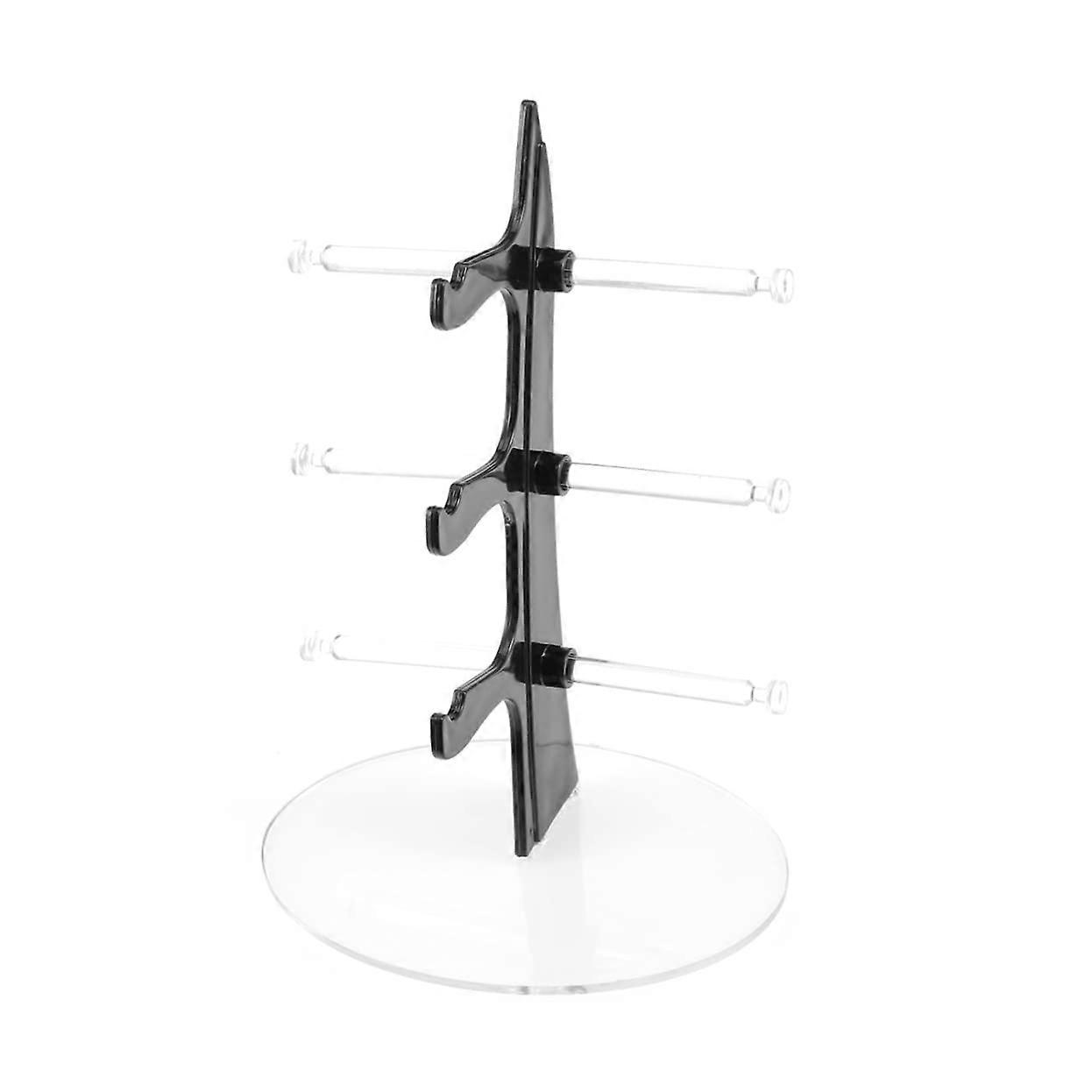 Eyeglasses Display Stand 3 Layer Sunglasses Organizer Rack Modern SpaceSaving Eyewear Holder for