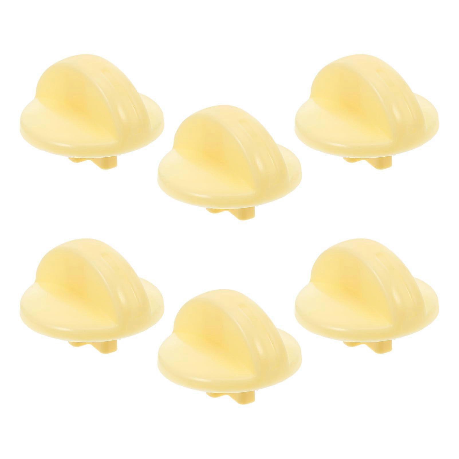Universal Stove Knobs Set of 6, Durable Oven Control Knobs, Easy Install for Kitchen Appliances