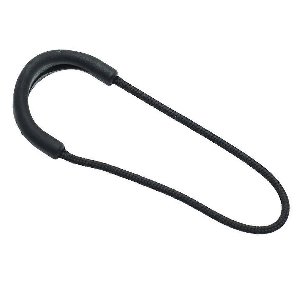 Zipper Pulls  Kit with Durable UShape Design for Jackets Bags 75mm Black 9pcs Pack