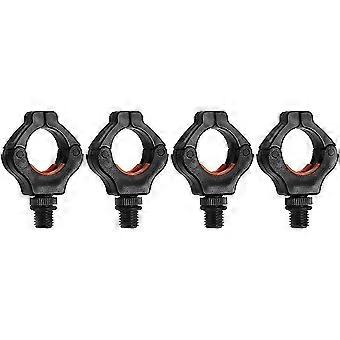 Fishing Rod Rest Holder Head Fishing Grip Bracket Head Fishing Connect Tool Tackle Accessories4pcsblack