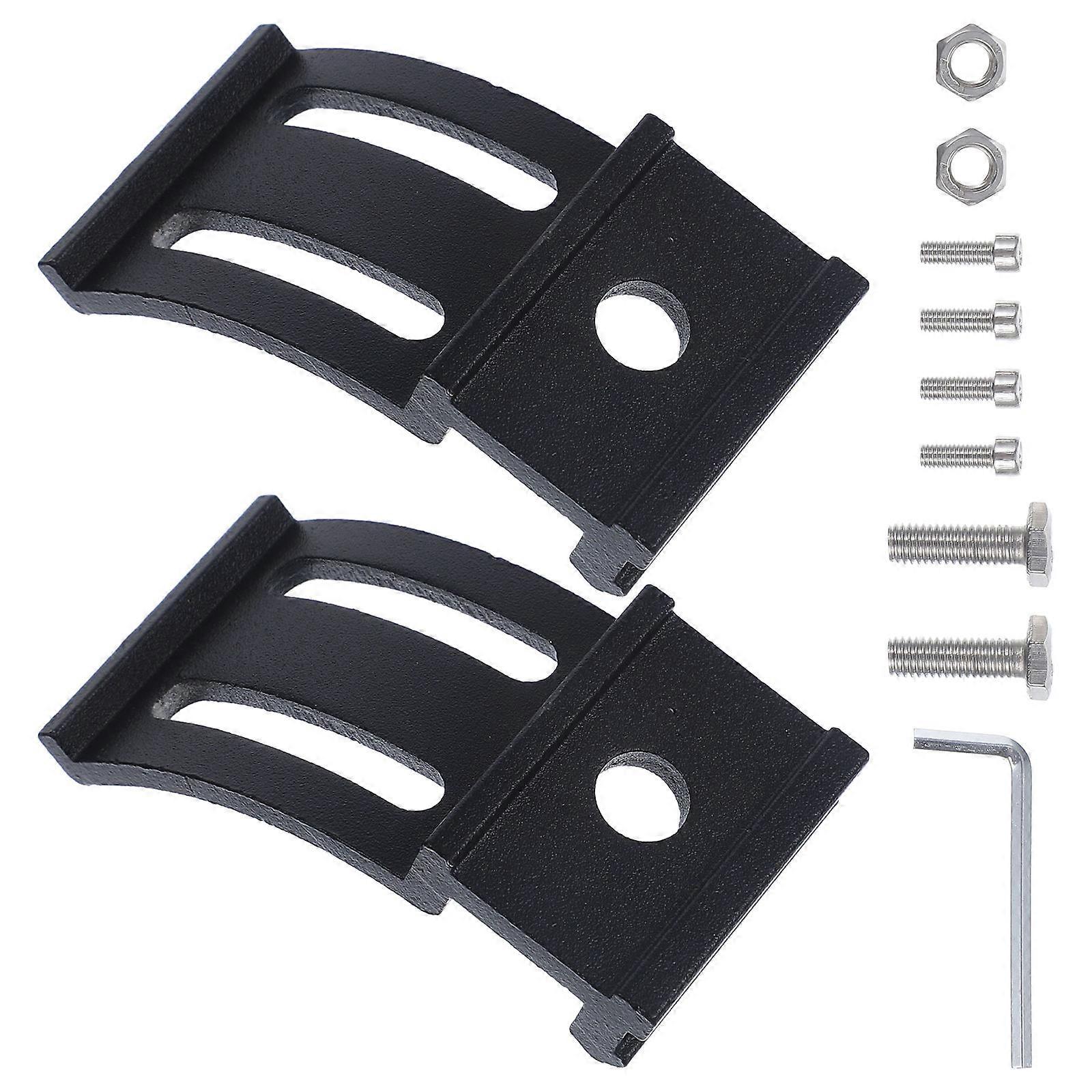 LED Light Bar Mounting Bracket for Light Use 1Set Sliding Aluminum Alloy