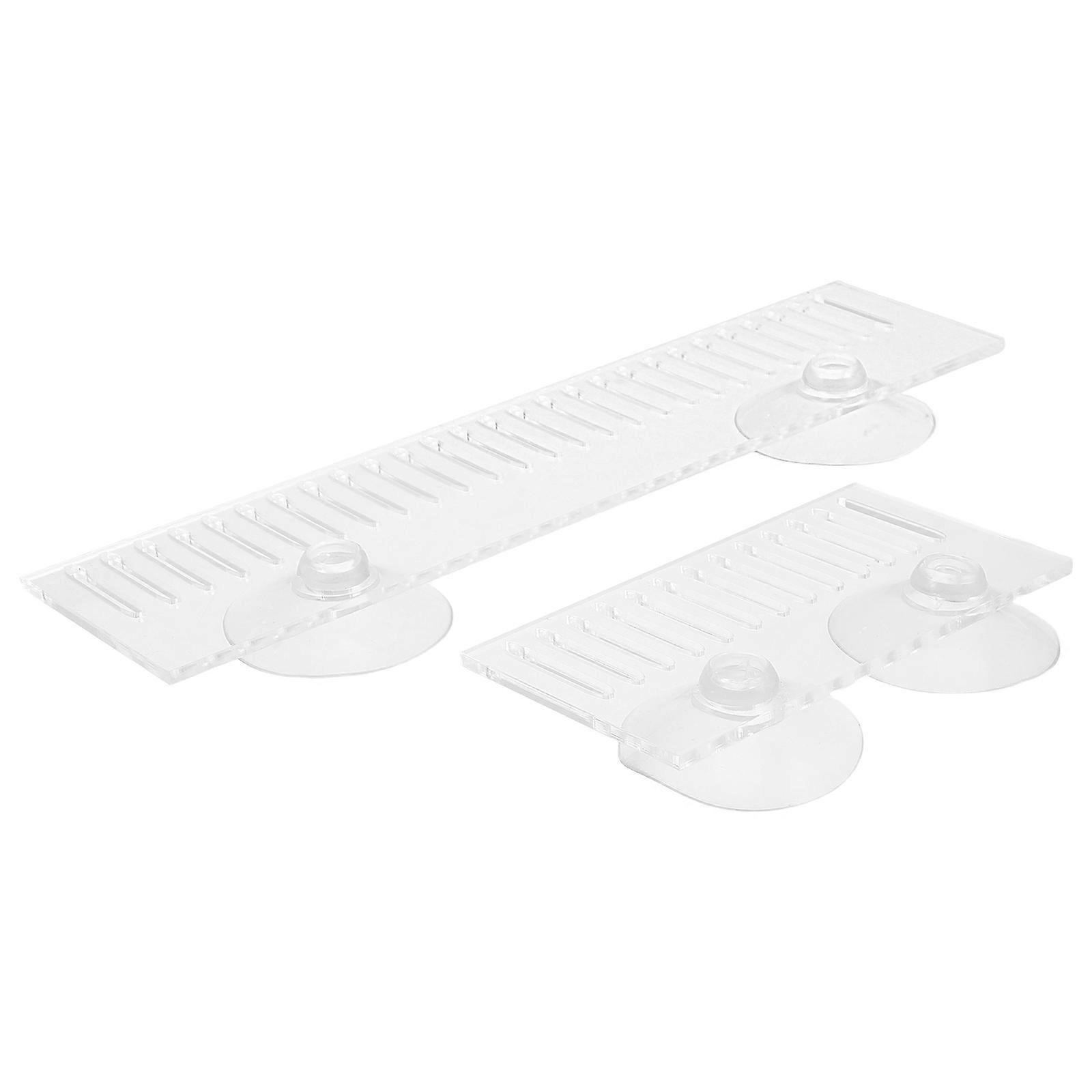 Fish Tank Overflow Comb Acrylic Preventing Water Overflow with 2Pcs