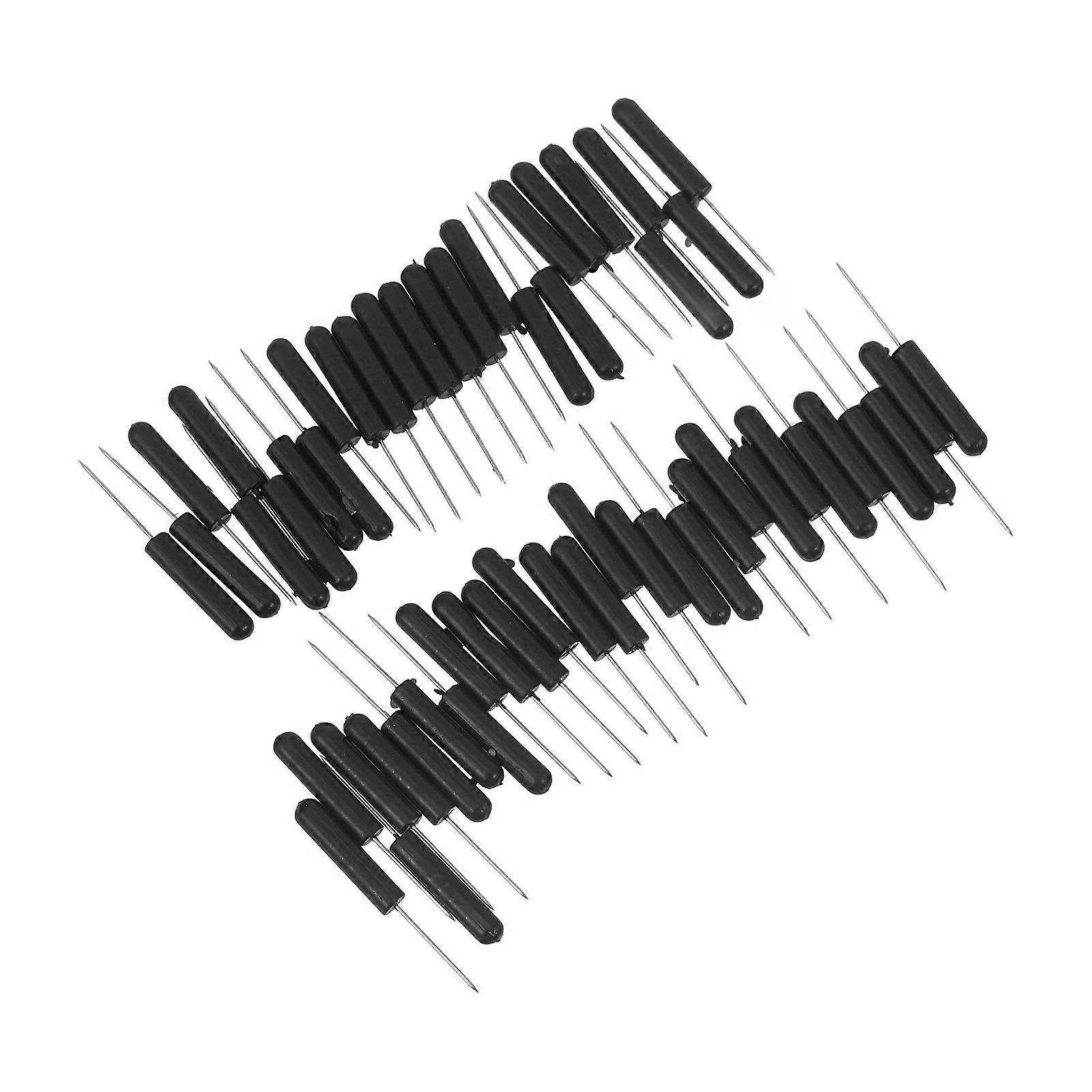 Geomorphology Cylinder Pins for Positioning with 50Pcs Black Office Map Fixing