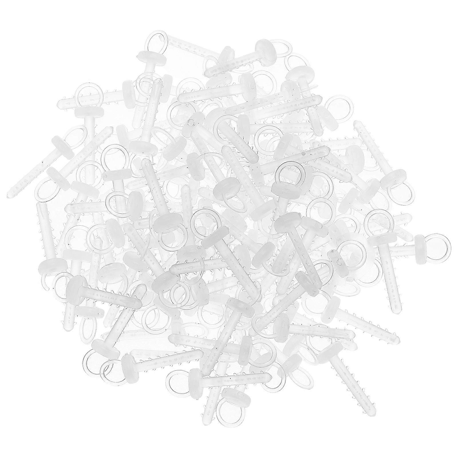 Incense Holding Foam Ball Cap Plastic Transparent Holder 100Pcs Kit