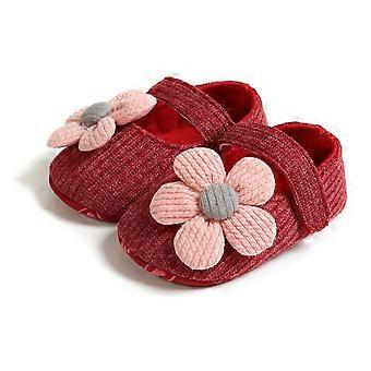 Toddler Squeaky Shoes Baby Boy Girl First-Walking Flower Sneakers Infant Soft Sole Little Kid Trainers First Walkers