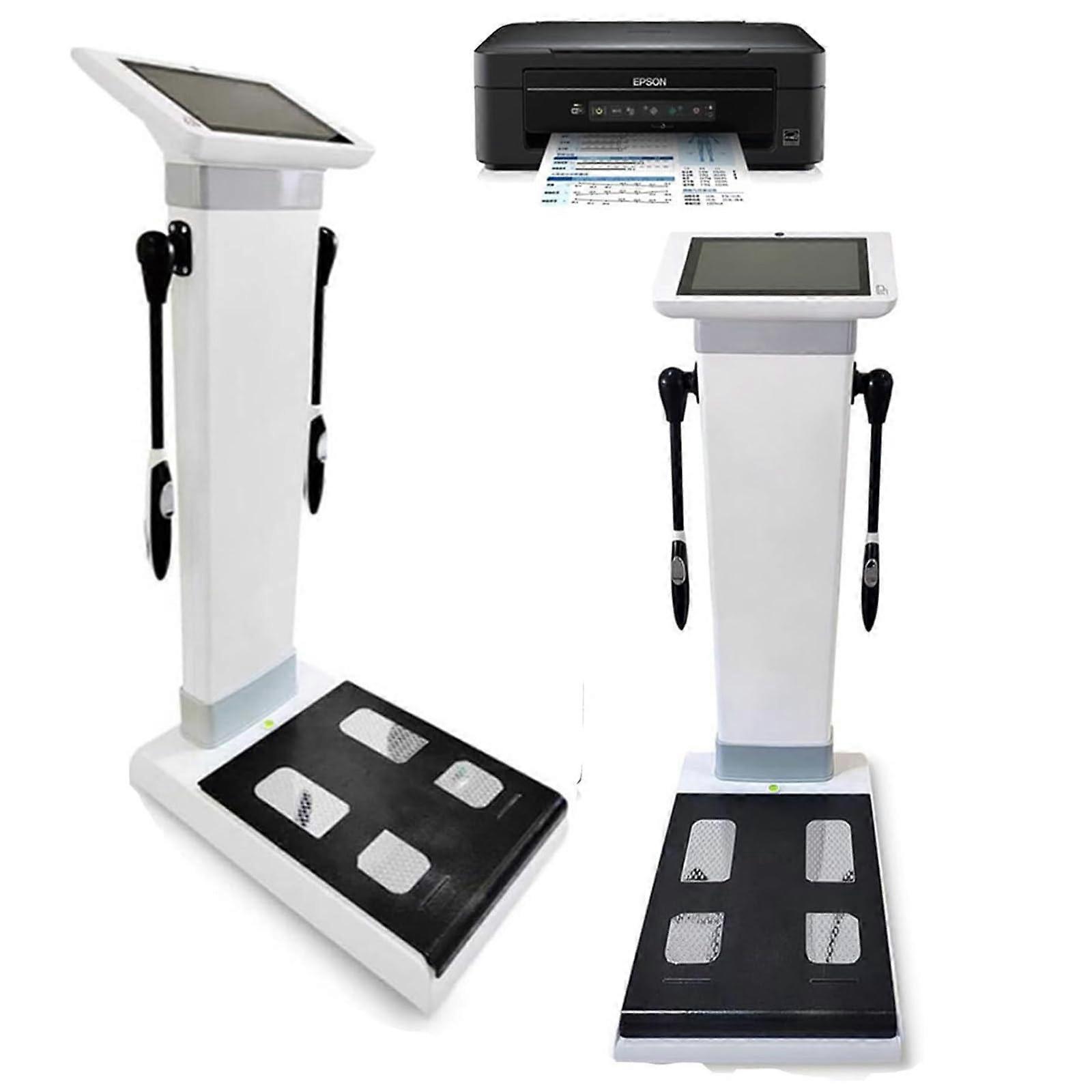 Professional Body Composition Analyzer with 10.1' Touchscreen, Segmental Body Fat Scale, Printer