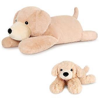 Microwavable Heating Pad Plush Golden Retriever Dog with Lavender Scent Therapy and Dual Temperature Mode