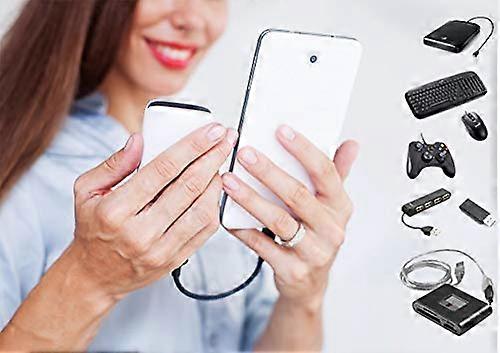 Micro USB OTG Adapter Cable for Samsung Galaxy S5 Direct USB Peripheral Access Black