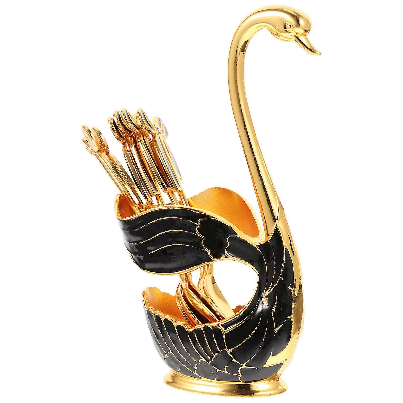 Metal Spoon with Storage Rack for Kitchen Use 3Sets