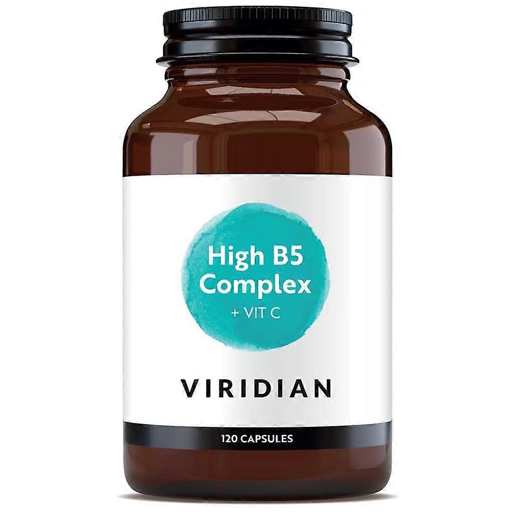 Viridian HIGH FIVE B-Complex + Vitamin C Capsules 120 (253)