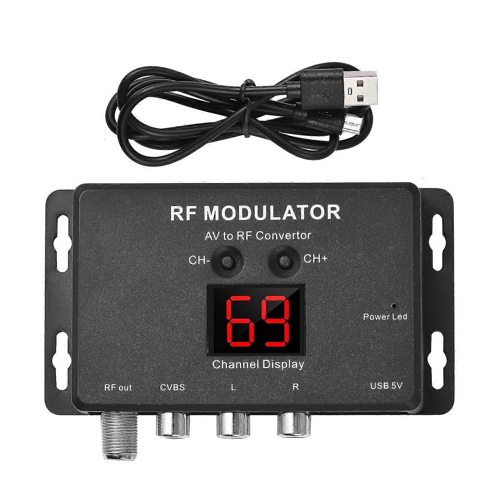 M60 RF Modulator AV To RF Converter