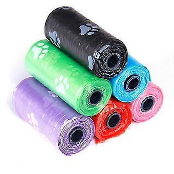 Luxora Pet Printed Dog Waste Bags, Eco-Friendly Cleaning and Picking Up, 150 Pieces, 15 Bags per Roll