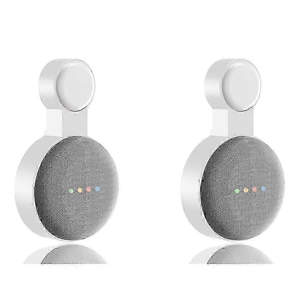 SZW-2pcs Suitable for Google audio for Google nest mini wall bracket second generation socket wall hanging hanger bracket-1