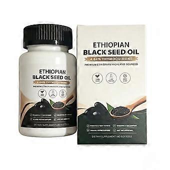 Ethiopian Black Seed Oil Highland Sourced 60 Coutns Nutrition Gels & Chews - Green