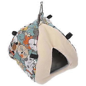 Warmes Hamsterversteck bietet Komfort für Kleintiere im Winter