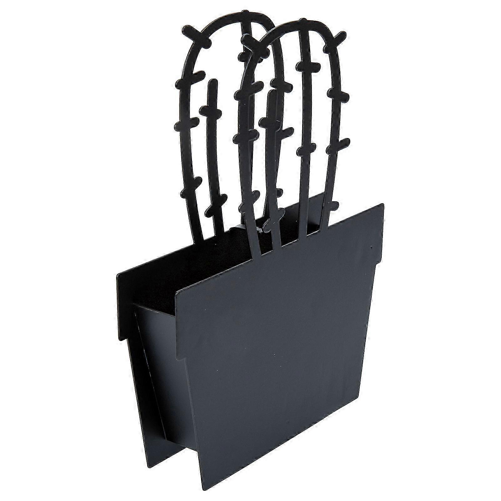 Holder Rack Iron Material compatible with Decor 4Pcs Black Set