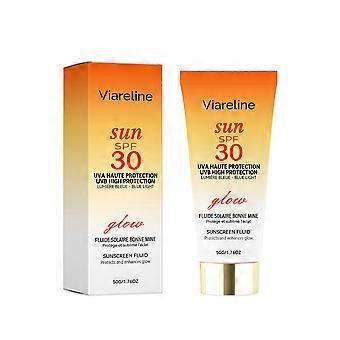 SPF30 Glow Sunscreen Lotion, 50g Lightweight Sun Protection