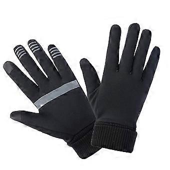 Gants de ski noirs d'extérieur pour une protection optimale contre le froid