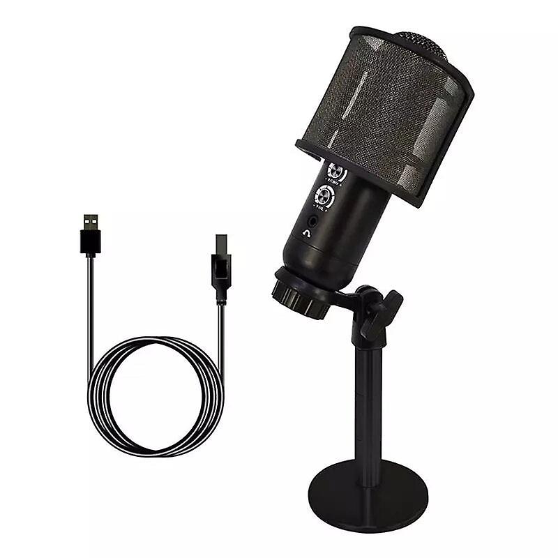 Usb Microphone With Bluetooth Function Audio Condenser For Live Streaming Computer Recording Online Teaching Desktop Mic