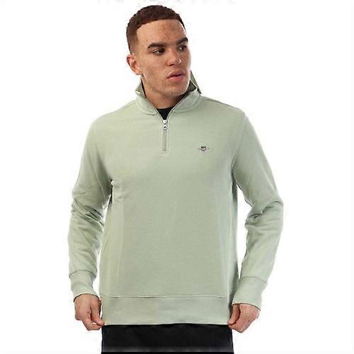 Gant Mens Half Zip Sweatshirt