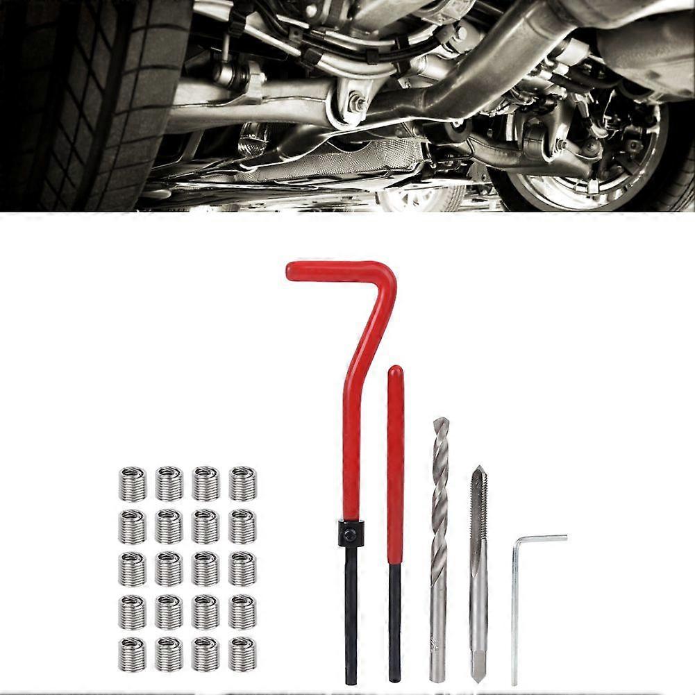 25Pcs M5 Thread Repair Insert Kit with Transparent Plastic Box compatible Processing Machinery