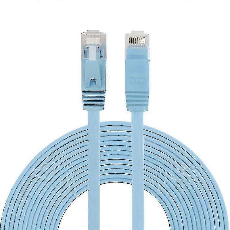 5m Cat6 Ultra-thin Flat Ethernet Network Lan Cable, Patch Lead Rj45( )