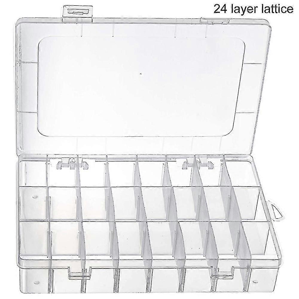 Grids Plastic Storage Container Jewellery Box