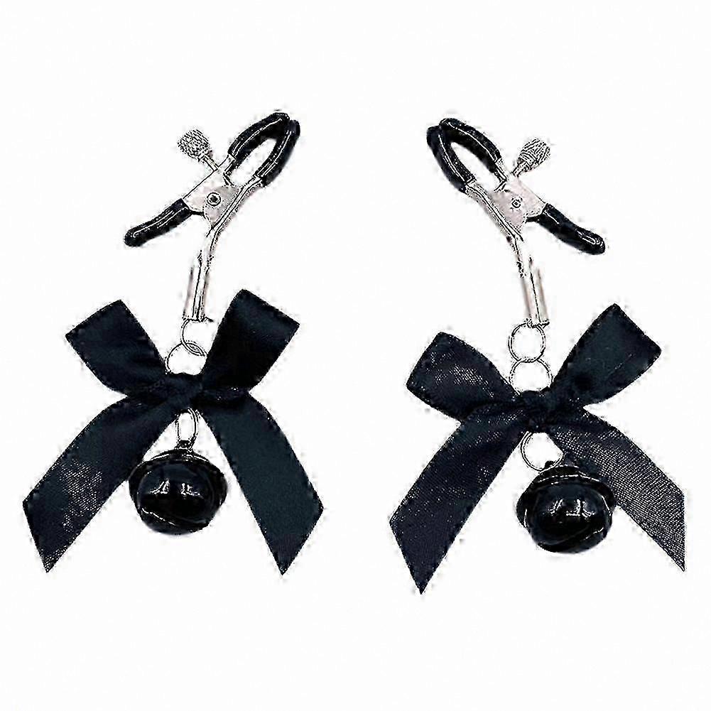 2pcs Adjustable Nipple/Breast Clamps/Clips with Bell