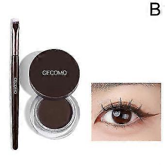 Eyeliner creme Naturlig Sort Eyeliner Creme Vandtæt Smudge Proof