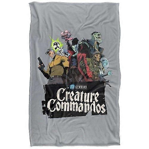 Creature Commandos Group Pose Supersoft Blanket