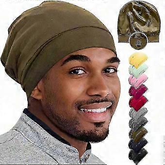 Bonnet de nuit en soie satinée noire pour femmes, bonnet de nuit de protection des cheveux