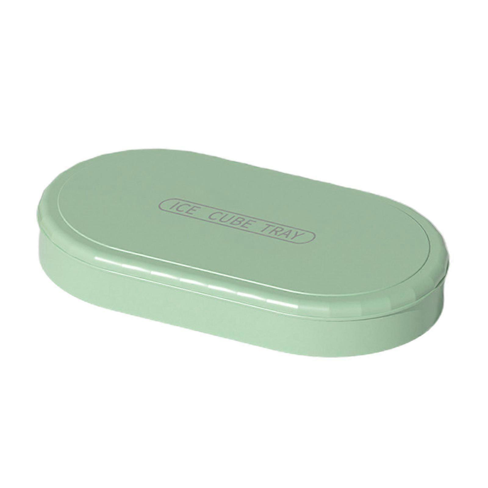 Ice Cube Creator with Stackable Ice Storage Box Refrigerator Space-Saving