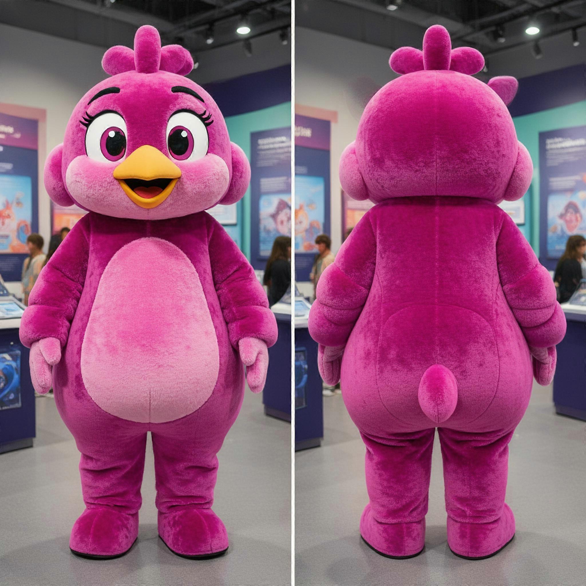 MASTICOT Magenta Velvety Pho Mascot