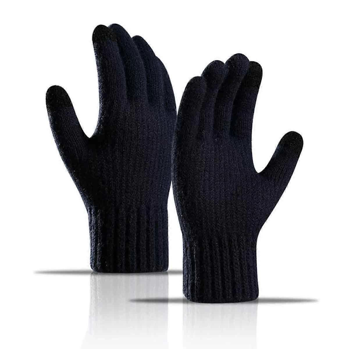 Warm Elastic Merino Wool Gloves