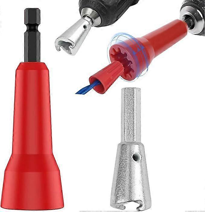 2-piece wire twisting tool/wire nut twister for drill bits (2pcs)1955