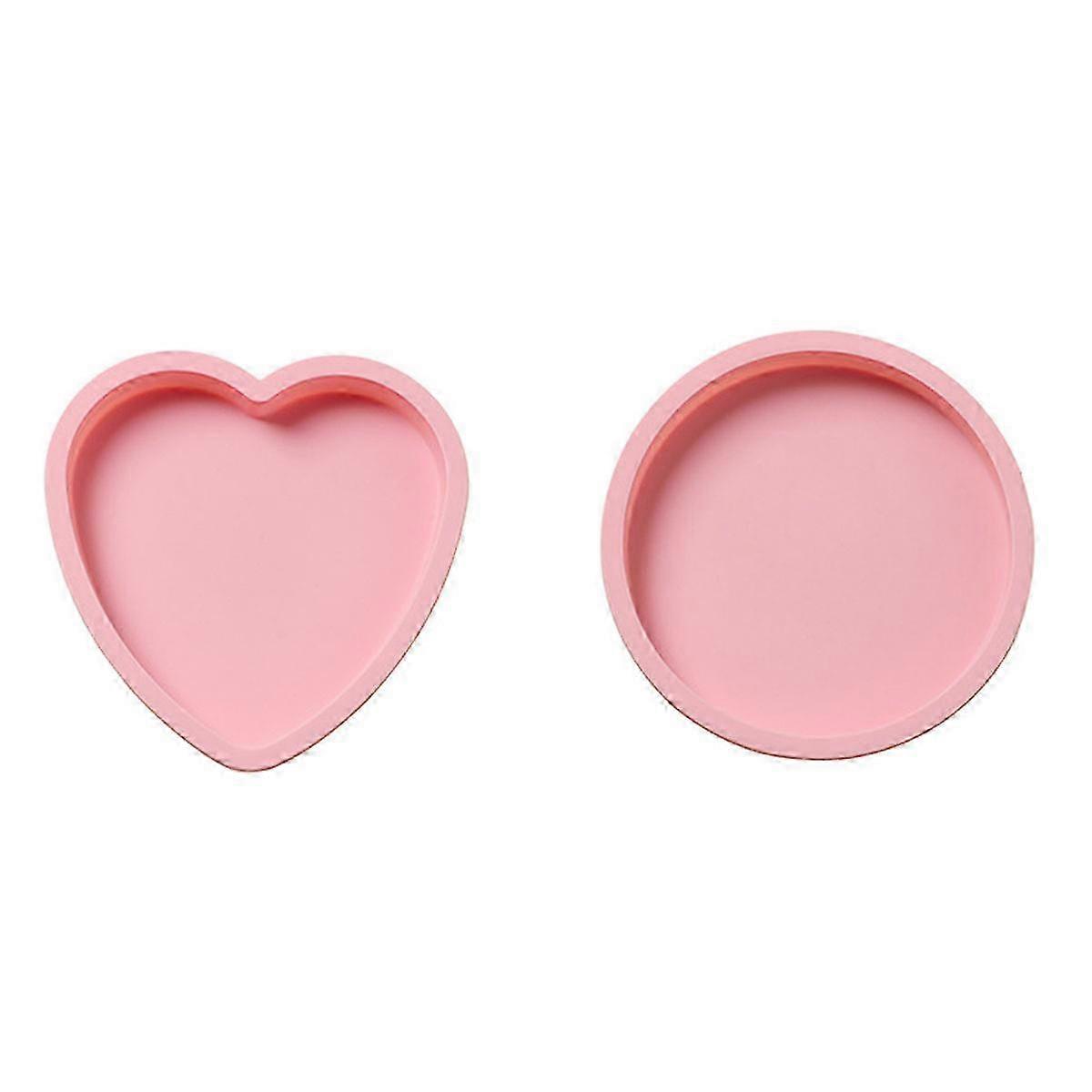 Heart-Shaped Silicone Cake Pan Set