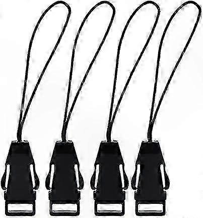 4-Pack Mini Loop Connectors, 1mm System Adapter for Neck Straps, Quick Release Mechanism
