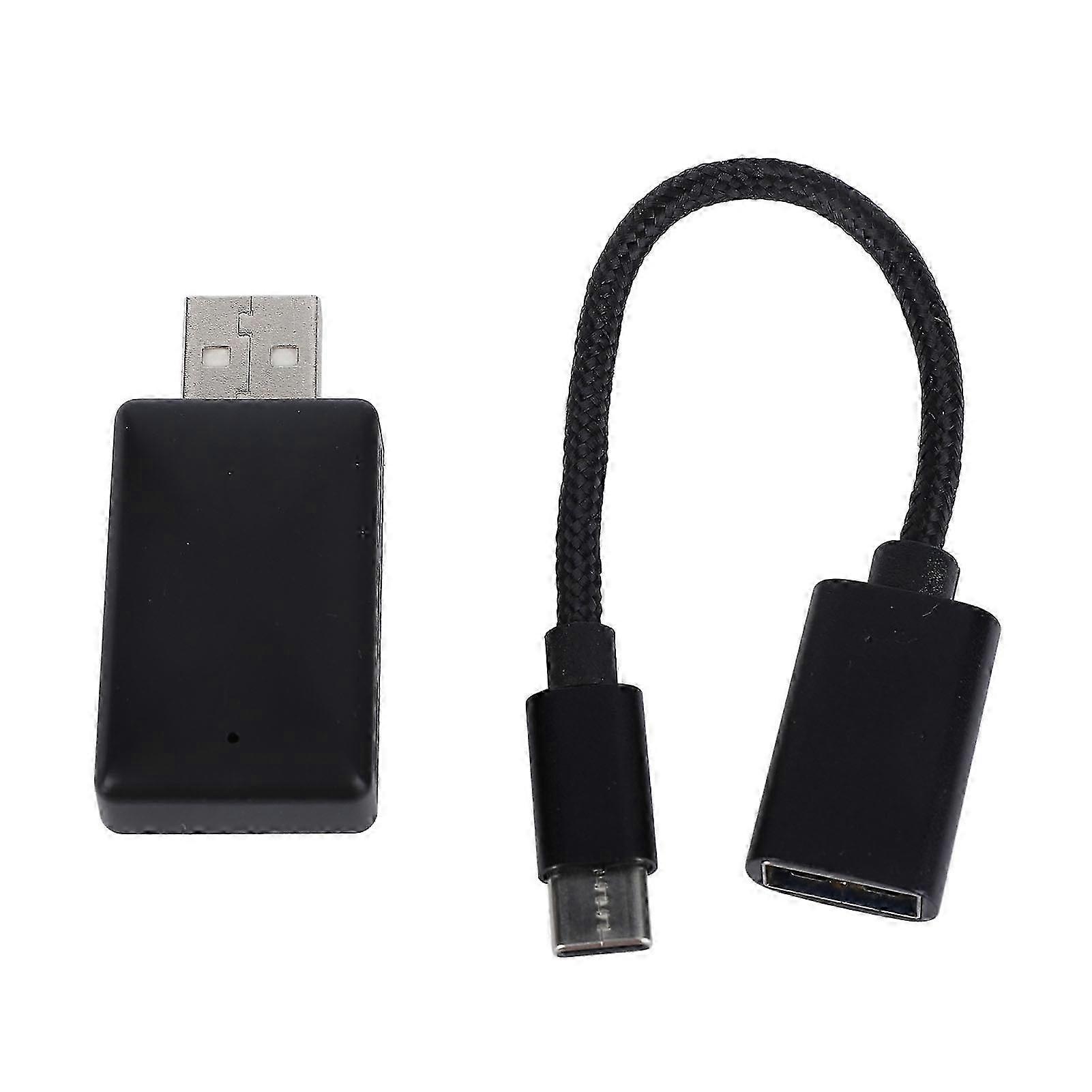 Bluetooth 5.0 Wireless Carplay Adapter compatible with Android Auto Stable Connectivity Compatible with Benz Auto