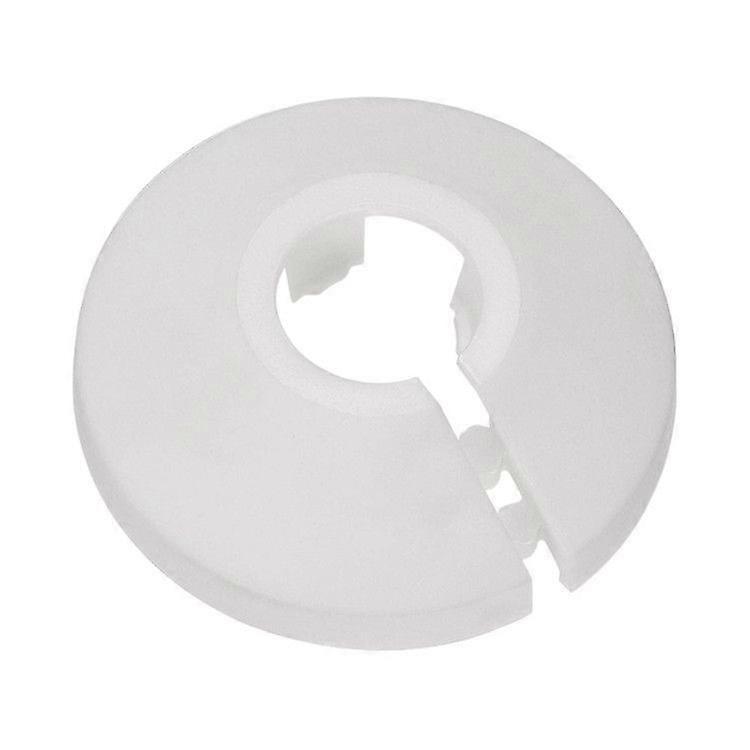 Plastic Radiator Pipe Covers Radiator Pipe Collars Pipe Collars for(10pcs, white)
