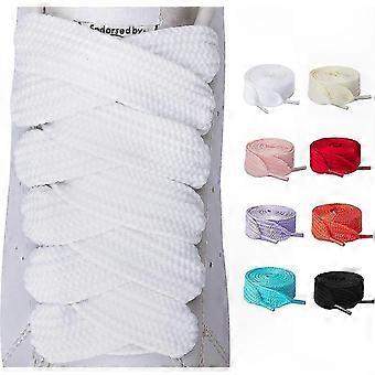 Bold 3/4″ Wide Fat Shoelaces – 2 Pairs Athletic Laces for Sneakers & Boots