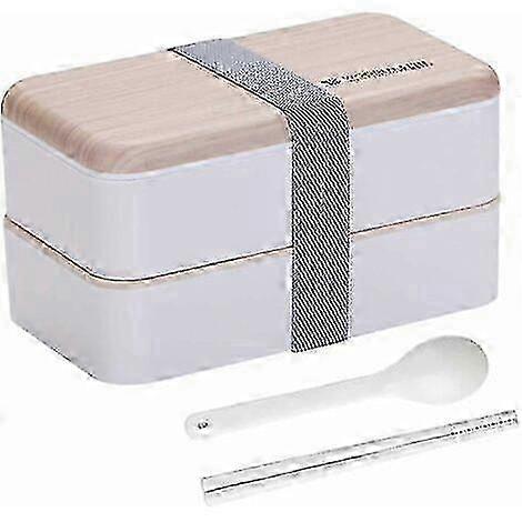 Double-Layer Heated Bento With Utensils