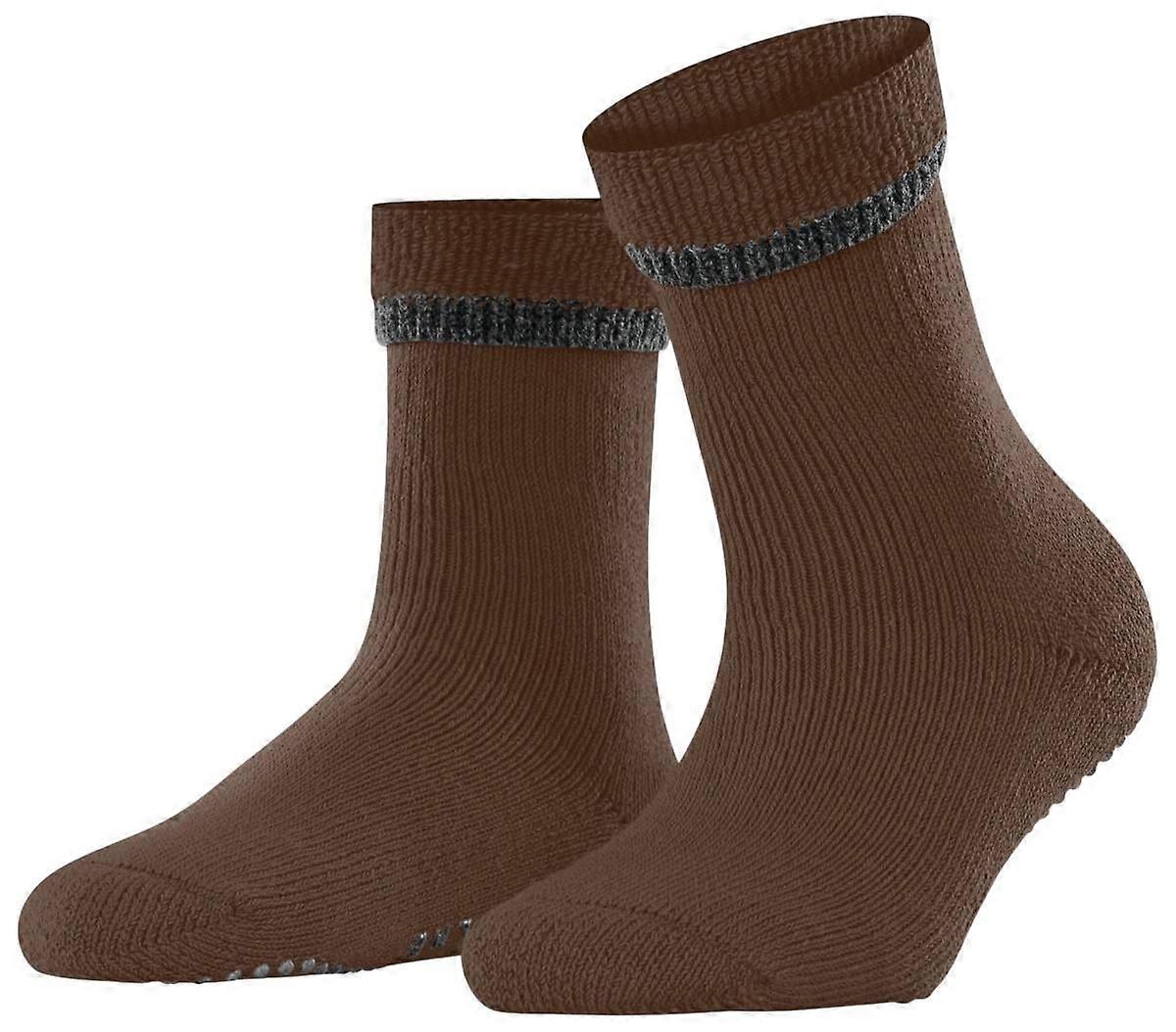 Falke Cuddle Pad Slipper Socks - Cappuccino Brown