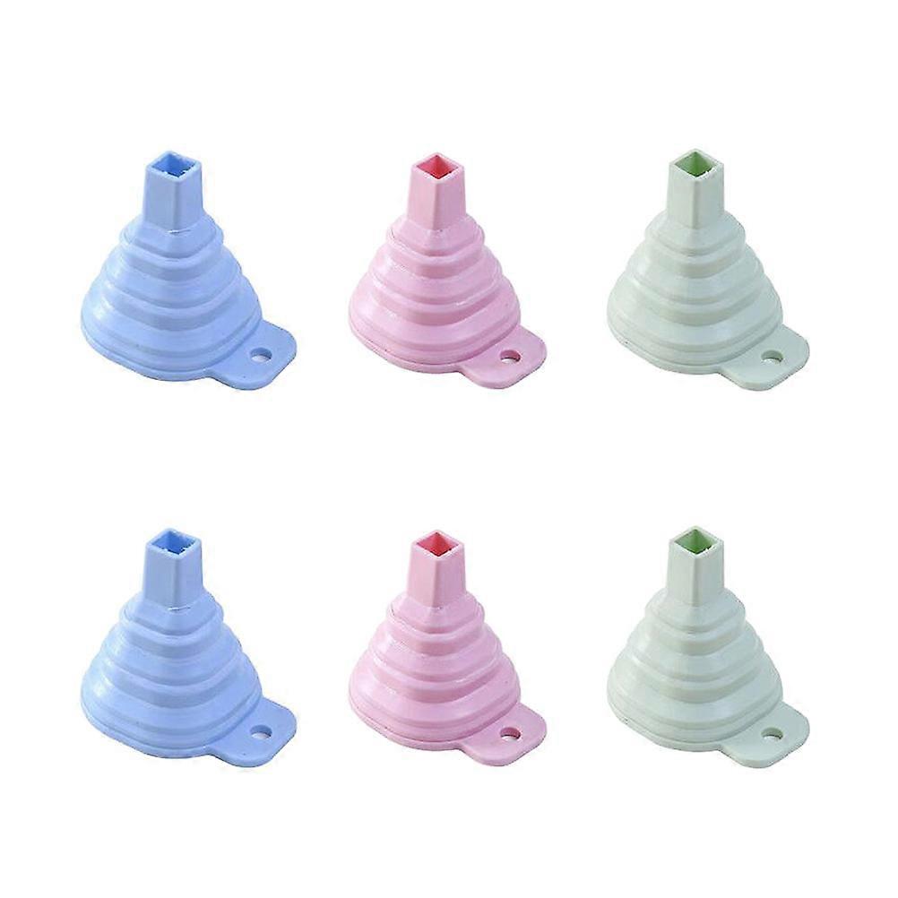 Silicone Funnel for Liquid Transferring 12Pcs Foldable Kitchen Funnels