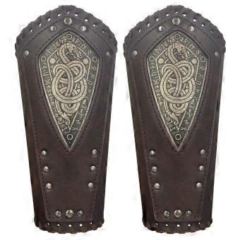 Medieval Protection Wrist Protectors with Alloy Rivet Suitable for Athletes Office Workers and Outdoor Enthusiasts